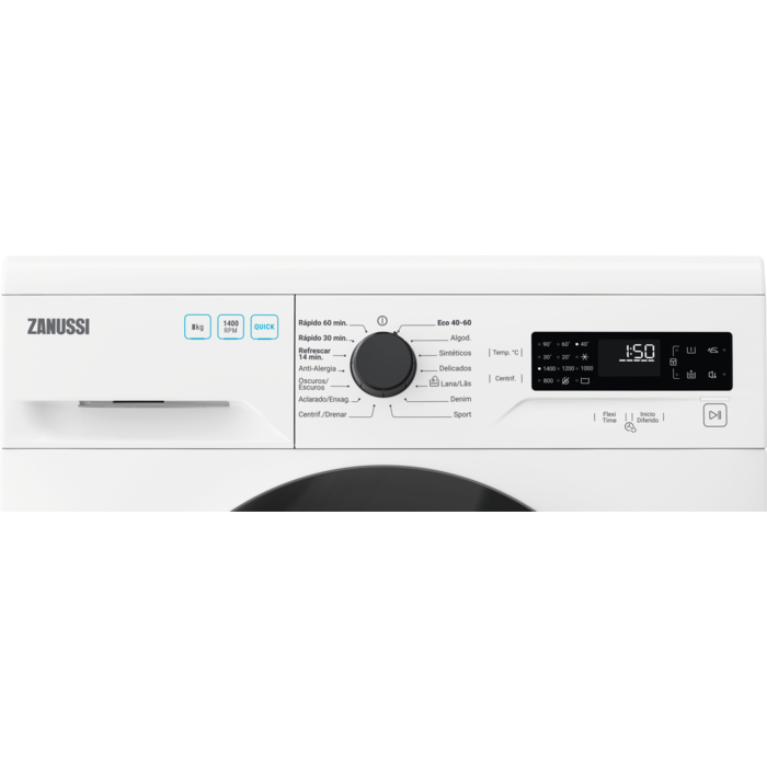 Zanussi - Lavadora de 8 kg - ZAF844G1G