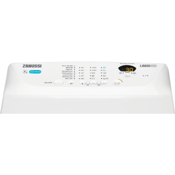 Zanussi - Lavadora de carga superior - ZWQ71265CE