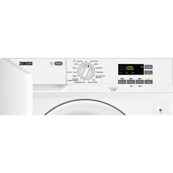 Zanussi - Lavadora de integración - ZWI712UDWA