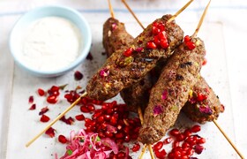 Pan de pita y kebab
