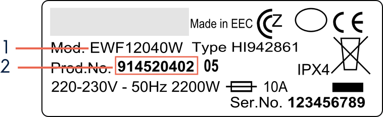 ¿Dónde encontrar el modelo o PNC de mi electrodoméstico?